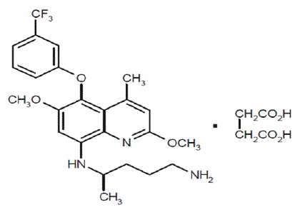 ARAKODA™ (tafenoquine) Structural Formula Illustration