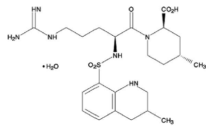 ARGATROBAN - Structural Formula Illustration