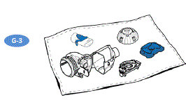 Air dry on a lint-free towel - Illustration