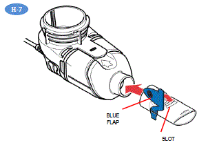 Attach Mouthpiece to your Handset - Illustration