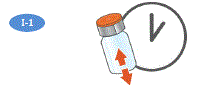 Shake the ARIKAYCE vial well for at least 10 to 15 seconds - Illustration