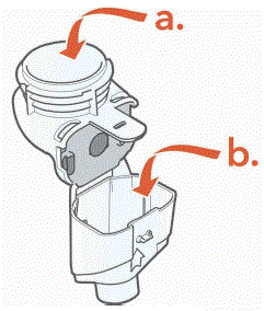 Medication Reservoir and Aerosol Chamber - Illustration