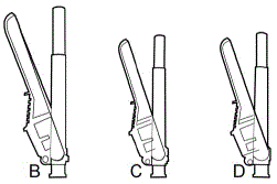 Attach the appropriate needle securely with a
clockwise twisting motion - Illustration