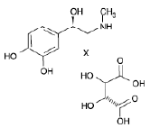 Epinephrine Structural Formula Illustration