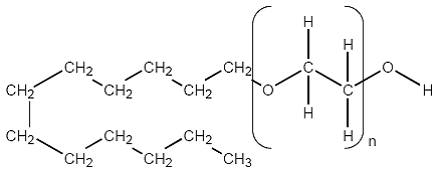 Asclera (polidocanol) - Structural Formula  - Illustration