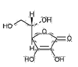 ASCOR (ascorbic acid) Structural Formula Illustration