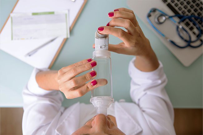 Use a spacer along with your inhaler so you're more likely to get the full dose. 