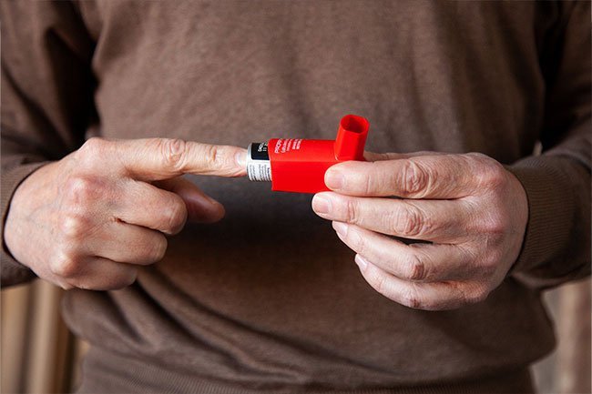 Prime your inhaler by shaking it and spraying it into the air a few times before you use for the first time. 