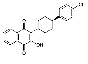 MEPRON (atovaquone) - Structural Formula Illustration