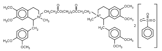 ATRACURIUM BESYLATE  Structural Formula Illustration