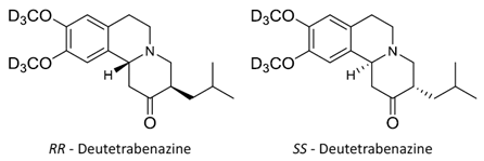 AUSTEDO® (deutetrabenazine) - Structural Formula - Illustration