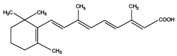 AVITA® (tretinoin) - Structural Formula Illustration