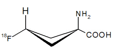 AXUMIN (fluciclovine F 18) Sturctural Formula Illustration