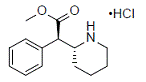 Dexmethylphenidate Structural Formula - Illustration