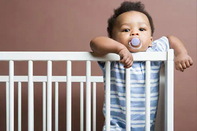 Baby proof your child's crib to make sure it's safe for them.