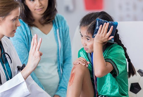Protect your head while playing sports and being active.