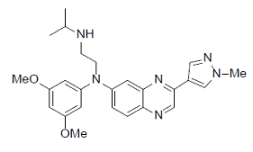 BALVERSA (erdafitinib) Structural Formula  - Illustration