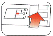 To prime your Pen, turn the Dose Knob to <b>select 2
units - Illustration