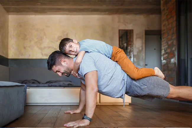Pushup uses your triceps and chest muscles the most, since you’re pushing up your body weight.