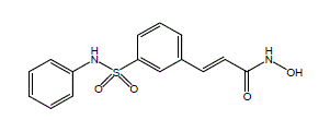 BELEODAQ  (belinostat) Structural Formula Illustrations