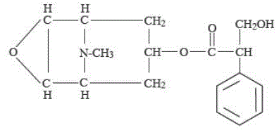 Scopolamine - Structural Formula Illustration 2