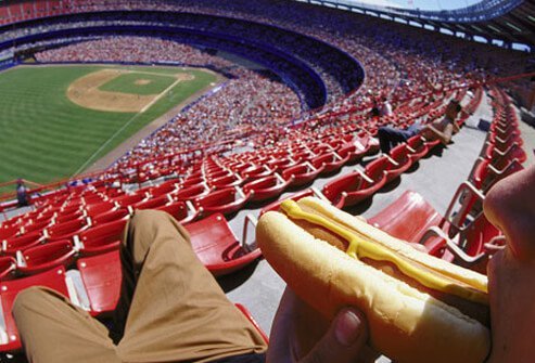 What's more all-American than cheering for your home team while noshing on a hot dog?