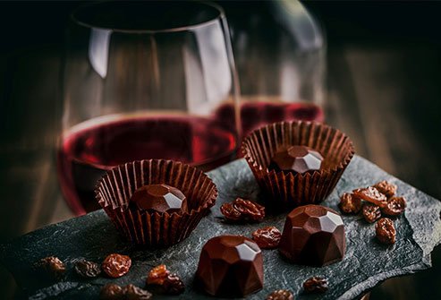 Catechins in chocolate may help protect against heart disease.