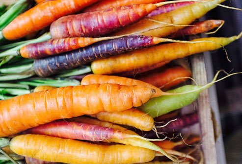 Beta carotene is the orange pigment your body turns into vitamin A.
