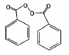 Benzoyl peroxide Structural Formula Illustration