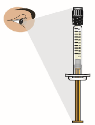 Check the syringe to see if it is damaged or broken - Illustration