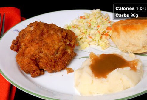 Photo of fried chicken.
