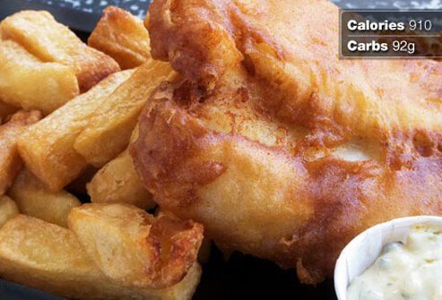 Photo of fried fish.