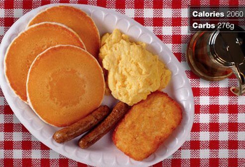 Photo of bad breakfast.