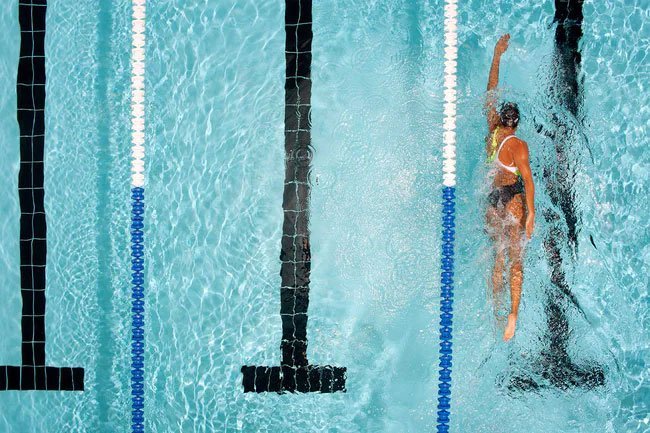 Swimming is a good type of exercise to do if you have aches and pains.