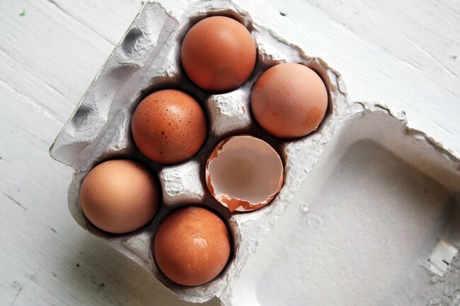 Keep eggs on the shelf instead of the refrigerator door so they stay fresher longer.