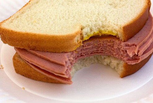Bologna is high in fat and sodium, which aren't healthy.