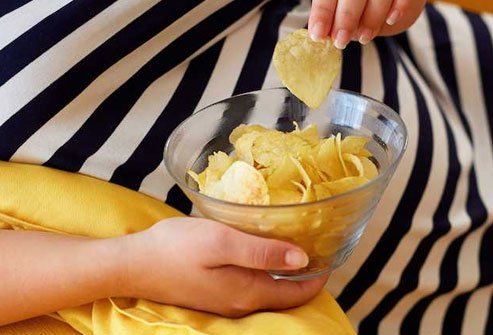It's easy to overindulge in chips and they may expand your waistline.