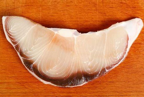 The same problem that swordfish has with mercury is true of shark.
