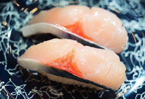 Mackerel makes an excellent choice for sushi.