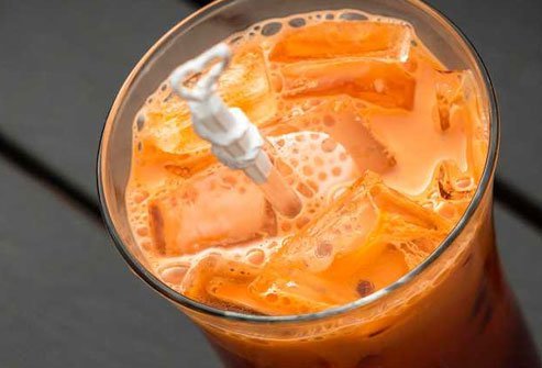 Traditional Thai iced tea is packed with sugar, fat, and calories.