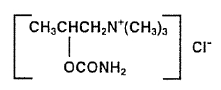 Bethanechol chloride structural formula illustration