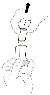 Take the canister out of the actuator  - Illustration