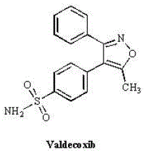 BEXTRA® valdecoxib tablets Structural Formula Illustration