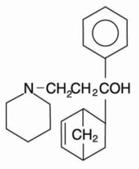 AKINETON (biperiden hydrochloride)  structural formula illustration