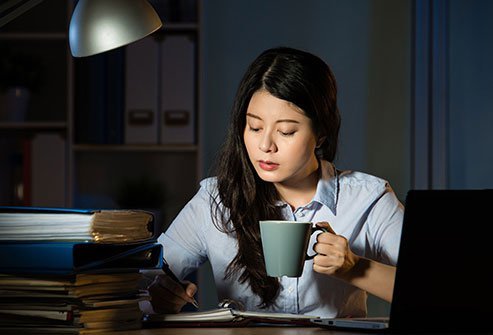 Try to keep a consistent sleep schedule because you cannot really catch up on lost sleep.