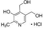 Pyridoxine hydrochloride - Structural Formula Illustration