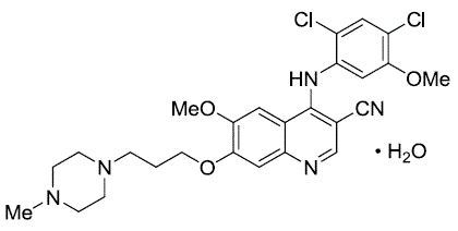 BOSULIF® (bosutinib) Structural Formula - Illustration