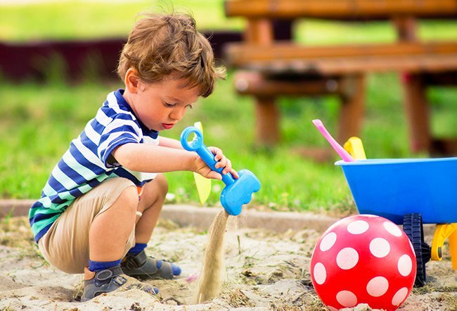 outdoor play supports children's learning