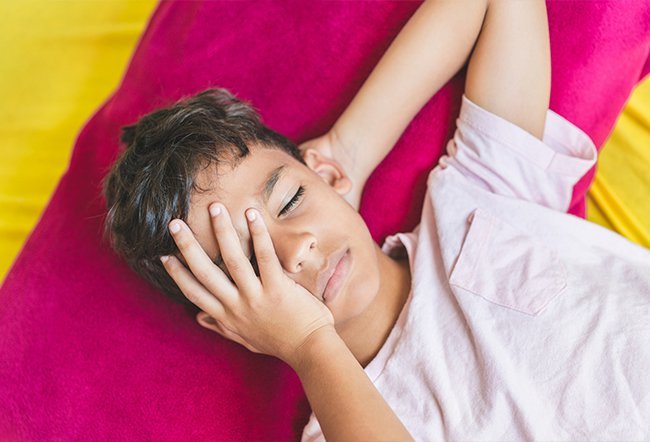 Migraine and fever symptoms and triggers