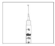 A small drop of liquid is seen at the tip  - Illustration